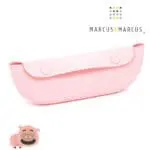 2τμχ. Σαλιάρες Σιλικόνης Τravel pokey Ροζ marcus marcus 4