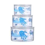 berz Σετ 3τμχ. Αεροστεγή Δοχεία tritan με Κενό Αέρος τρόμπα