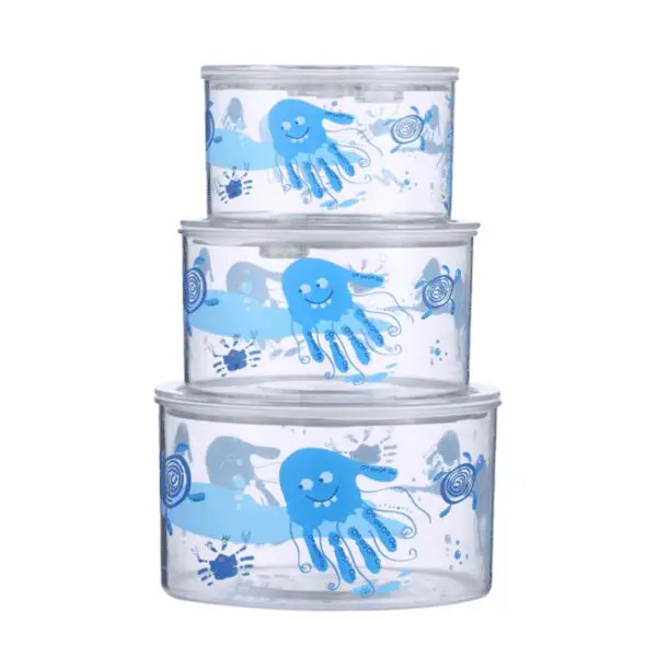 berz Σετ 3τμχ. Αεροστεγή Δοχεία tritan με Κενό Αέρος τρόμπα