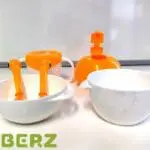 Berz Σετ 5 σε 1 Μπολ Φαγητού Πορτοκαλί Καβουράκι Dinnerware - Image 4