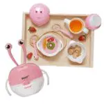 Berz Σετ 5 σε 1 Μπολ Φαγητού Ροζ Καβουράκι Dinnerware