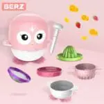 BERZ Σετ 7 σε 1 Προετοιμασίας Tροφών Cartoon Grinder Ροζ - Image 5