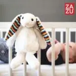 bibi Λαγουδάκι Νανουρίσματος με Χτύπους Καρδιάς Λευκούς Ήχους zazu 6