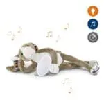 bo Λαγός vανουρίσματος με Φωτάκι Νυκτός Λευκούς Ήχους Μελωδία Ζazu 10