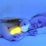 bo Λαγός vανουρίσματος με Φωτάκι Νυκτός Λευκούς Ήχους Μελωδία Ζazu 4