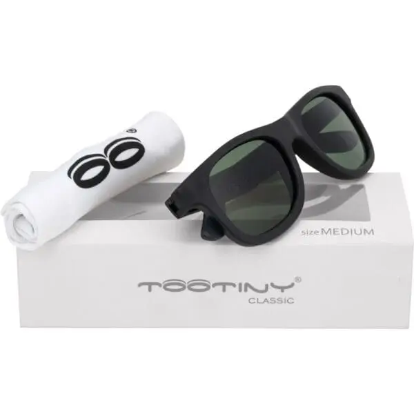 itooti Παιδικά Γυαλιά Ηλίου Άθραυστα 3 6 ετών classic με εύκαμπτο σκελετό Μαύρο 6