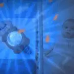 otto Βίδρα Προβολέας Ωκεανού με Κίνηση Ψαριών στα Κύματα Λευκοί Ήχοι Θάλασσας zazu Προτζέκτορας