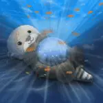 otto Βίδρα Προβολέας Ωκεανού με Κίνηση Ψαριών στα Κύματα Λευκοί Ήχοι Θάλασσας zazu Προτζέκτορας 4