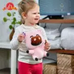 Marcus & Marcus Pokey Γουρουνάκι λούτρινo με 5 διαφορετικές υφές - Image 5