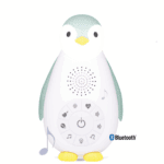 zoe Πιγκουίνος Ύπνου Επαναφορτιζόμενoς Λευκοί Ήχοι με Φως Νυκτός Ηχείο bluetooth Μπλε zazu Ζωή 1