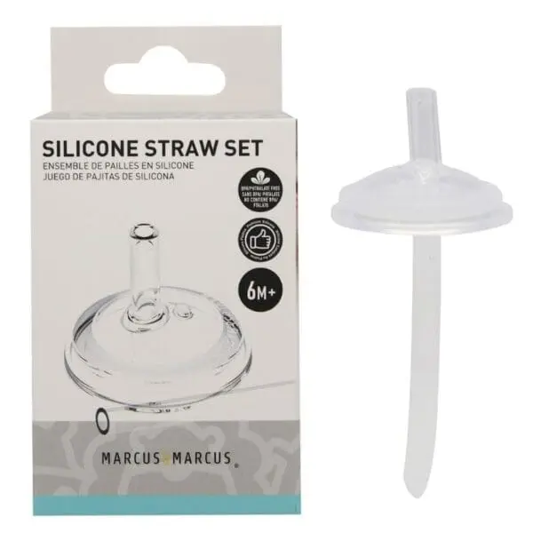 Ανταλλακτικό Σετ Καλαμάκι Σιλικόνης απεμπλοκής Θηλής 6m για Μπιμπερό ppsu Μπουκάλια marcus marcus 6