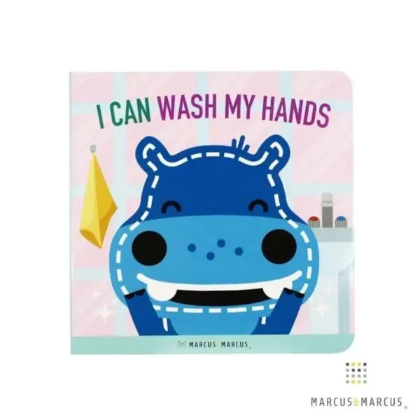 Βιβλίο Εκπαιδευτικό στα Αγγλικά i can wash my hands marcus marcus 4