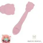 Μarcus & Marcus Βρεφικό Kουτάλι Σιλικόνης 6m+ Feeding Spoon Γουρουνάκι - Image 5