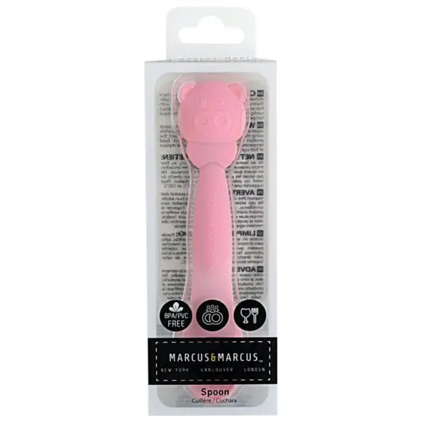 Βρεφικό kουτάλι Σιλικόνης 6m feeding spoon Γουρουνάκι Μarcus marcus 7