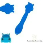 Βρεφικό kουτάλι Σιλικόνης 6m feeding spoon Ιπποπόταμος marcus marcus