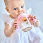 Εκπαιδευτικό Ποτηράκι Μπουκάλι 3 σε 1 ppsu σε 3 stage 180ml Ροζ Μarcus Μarcus 10