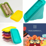 Marcus & Marcus Θήκη Σάντουιτς Σιλικόνης Collapsible Container Τιρκουάζ - Image 4