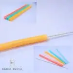 Marcus & Marcus Καλαμάκια Σιλικόνης 6 τμχ. με Βουρτσάκι Πολύχρωμα Επαναχρησιμοποιήσιμα - Image 4