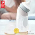 Μπιμπερό Ιατρικής Σιλικόνης angled με Διπλό Αντικολικό 240ml x soft Μέντα marcus marcus