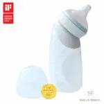 Μπιμπερό Ιατρικής Σιλικόνης angled με Διπλό Αντικολικό 240ml x soft Μέντα marcus marcus 3