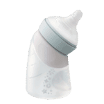 Μπιμπερό Ιατρικής Σιλικόνης angled με Διπλό Αντικολικό Θήλαστρο 120ml marcus marcus 2