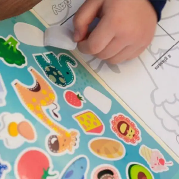 Μπλοκ zωγραφικής Αυτοκόλλητα για νήπια Υγιεινής Διατροφής marcus marcus