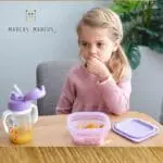 Marcus & Marcus Μπολ Σιλικόνης Πτυσσόμενο Snack Container Ροζ - Image 3