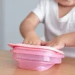 Μπολ Σιλικόνης Πτυσσόμενο snack container Ροζ marcus marcus 8