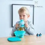 Marcus & Marcus Μπουκάλι 2 STAGE Καλαμάκι-Βαρίδι Tritan Τιρκουάζ - Image 5