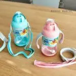 Μπουκάλι 2 stage Καλαμάκι Βαρίδι Λαβές Ιμάντα tritan straw bottle Μπλε marcus marcus 19