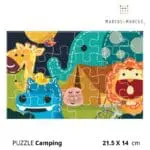 Πάζλ Κατασκήνωση 21.5x 14 cm ζωάκια marcus & marcus