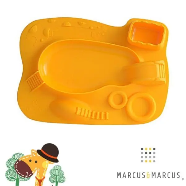 Πιάτο Σιλικόνης amusemat Κίτρινο marcus marcus 3