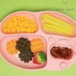 Πιάτο Σιλικόνης yummy dips Βεντούζα Ροζ marcus marcus 1