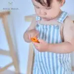 Marcus & Marcus Πιρούνι Κουτάλι Σιλικόνης Κίτρινο και Πορτοκαλί Palm Grasp - Image 5