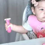 Πιρούνι Κουτάλι Σιλικόνης Μικρά Εκπαιδευτικά Ρόζ palm grasp marcus 1