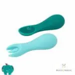 Marcus & Marcus Πιρούνι Κουτάλι Σιλικόνης Τιρκουάζ και Πράσινο Palm Grasp - Image 2