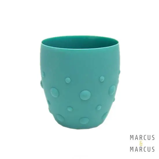 Ποτήρι Σιλικόνης training cup Τιρκουαζ marcus marcus 2