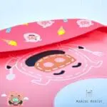 Marcus & Marcus Σαλιάρα Σιλικόνης με Velcro Pokey Ροζ - Image 6