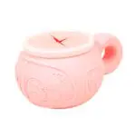 Marcus & Marcus Σνακ Μπολ Σιλικόνης με Καπάκι Σχισμής Ροζ