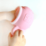 Σνακ Μπολ Σιλικόνης με Καπάκι Σχισμής Ροζ marcus 2