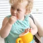 Marcus & Marcus Σνακ Μπολ Σιλικόνης με Καπάκι Σχισμής Τιρκουάζ - Image 3