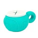 Σνακ Μπολ Σιλικόνης με Καπάκι Σχισμής Τιρκουάζ marcus