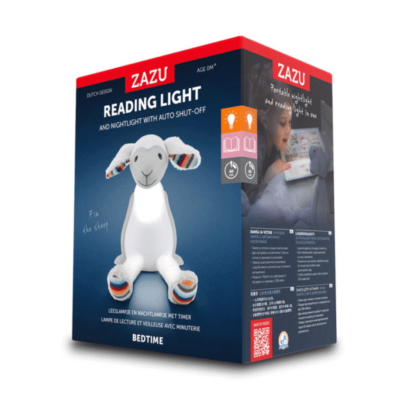 ZAZU FIN V2 Προβατάκι Επαναφορτιζόμενo Φώς Νυκτός Πορτατίφ Ανάγνωσης LED (1)