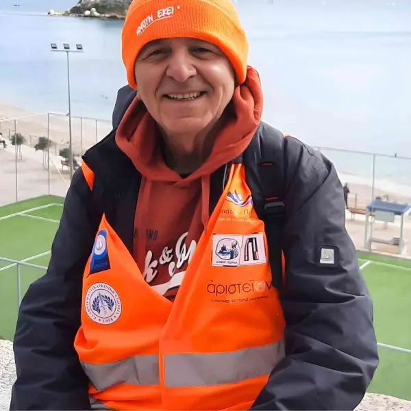 Ανακλαστικό γιλέκο ασφαλείας “Περπατώ – Περπατώ” Πορτοκαλί