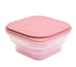 Marcus & Marcus Μπολ Σιλικόνης Πτυσσόμενο Snack Container Ροζ