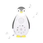 ZAZU Zoe Πιγκουίνος Βοηθός Ύπνου με Φωτάκι Νυκτός & Bluetooth Γκρί